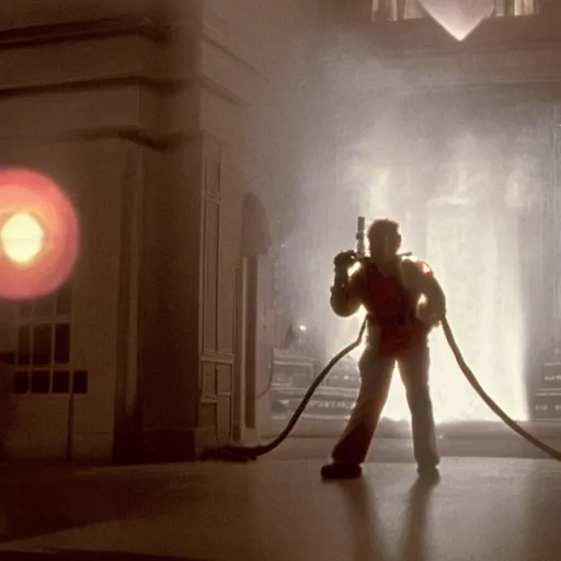 Image similar to stunning awe inspiring betty white as a ghostbuster in the movie ghostbusters, movie still 8 k hdr atmospheric lighting