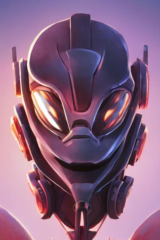 Image similar to epic mask helmet robot ninja portrait stylized as fornite style game design fanart by concept artist gervasio canda, behance hd by jesper ejsing, by rhads, makoto shinkai and lois van baarle, ilya kuvshinov, rossdraws global illumination radiating a glowing aura global illumination ray tracing hdr render in unreal engine 5