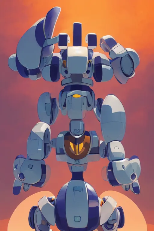 Image similar to metabots medabots medarotto medarot robot minimalist comics, behance hd by jesper ejsing, by rhads, makoto shinkai and lois van baarle, ilya kuvshinov, rossdraws global illumination ray tracing hdr radiating a glowing aura