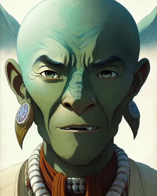 Prompt: bumi from avatar the last airbender, character portrait, portrait, close up, concept art, intricate details, highly detailed by greg rutkowski, michael whelan and gustave dore