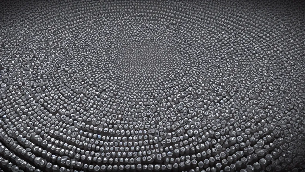 Image similar to a circular array of horseshoe magnets, trending on artstation, photorealistic, octane render 8 k uhd