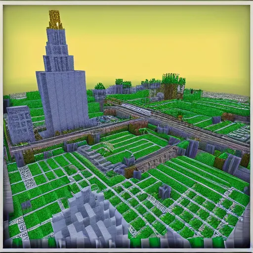 Prompt: “Moscow in Minecraft”