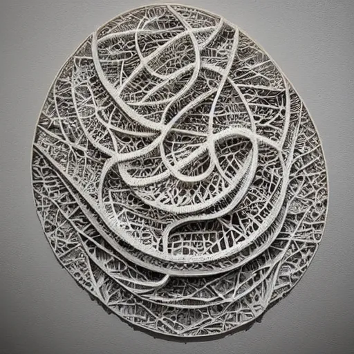 Prompt: intricately detailed abstract sculpture by Sarah Tse