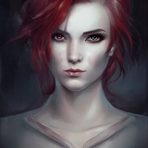 Prompt: a painting in the style of charlie bowater and in the style of charles dulac.