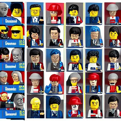 Prompt: 2 0 2 0 election lego set