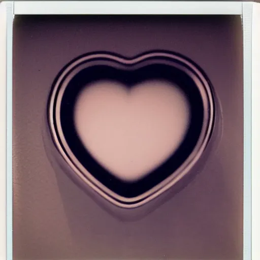 Prompt: Polaroid picture of a human heart