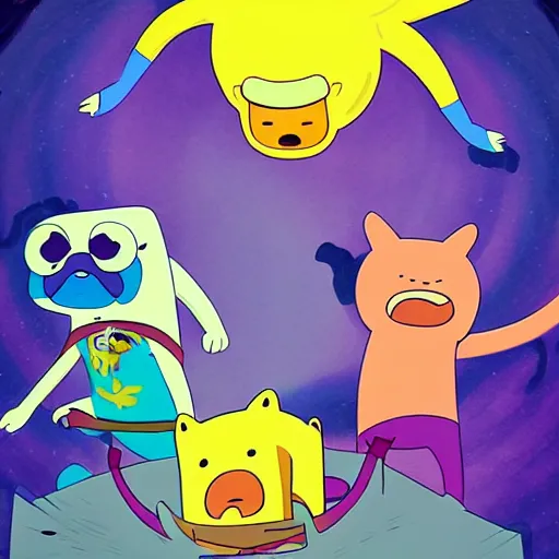 Image similar to Adventure Time cartoon