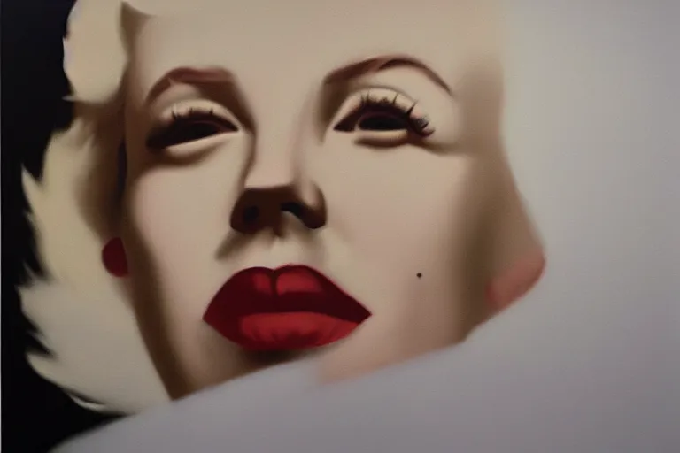 Image similar to portrait of merlyn monroe artwork by tim eitel