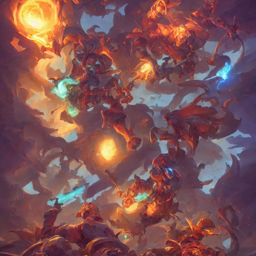 Image similar to heartstone magic loot stuff game icon fantasy art, 2d game art, official art, concept art , behance hd , concept art by Jesper Ejsing, by RHADS, Makoto Shinkai