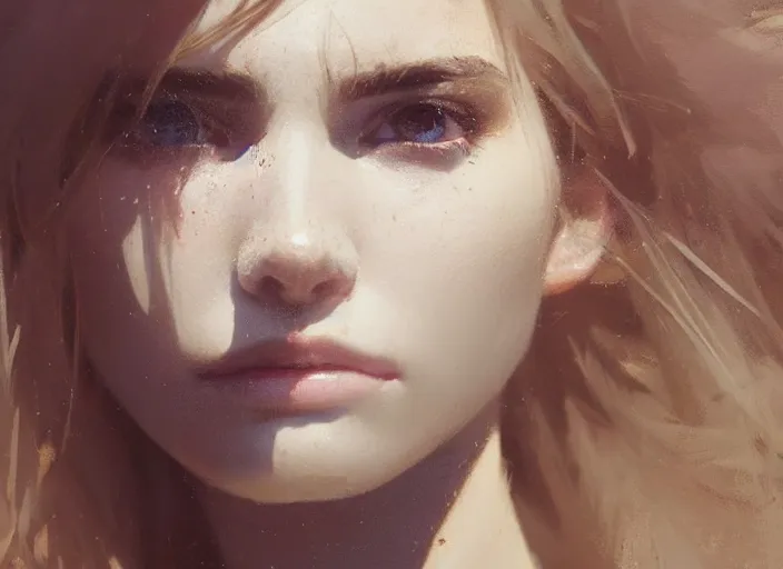 Prompt: close up picture of a white dress girl, hard breathing, messy hair, beautiful and aesthetic and attractive and detailed face, specular reflection, occlusion shadow, intricate, bokeh, masterpiece, by ilya kuvshinov and jeremy lipking and quentin mabille