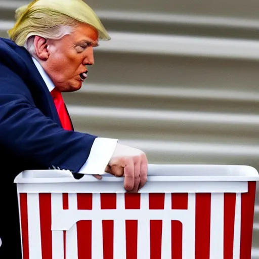 Donald Trump As A Trash Bin | Stable Diffusion | OpenArt