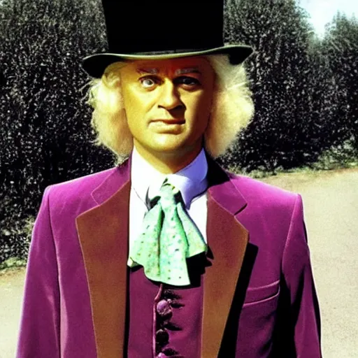 Image similar to geert wilders as willy wonka and the chocolate factory