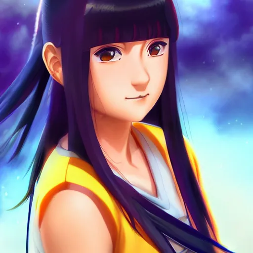 Hinata Hyuga Naruto Uzumaki Digital Art by Lac Lac - Pixels