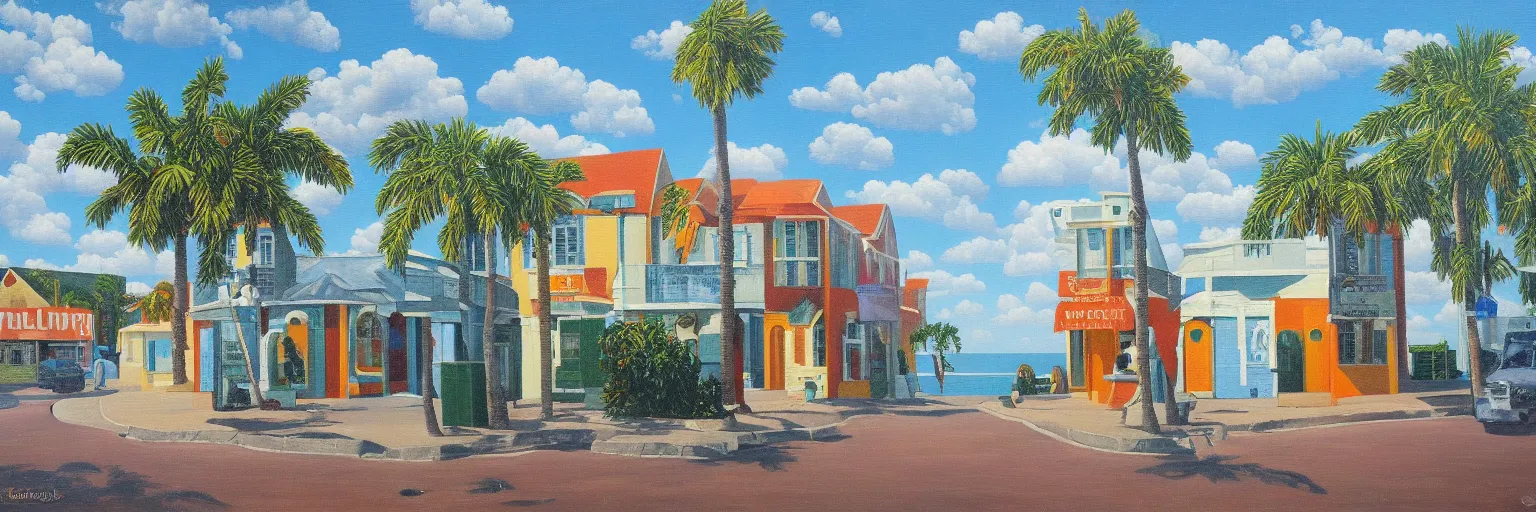 Image similar to key west oil painting magritte