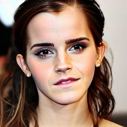 Image similar to emma watson mixed with kim kardashian