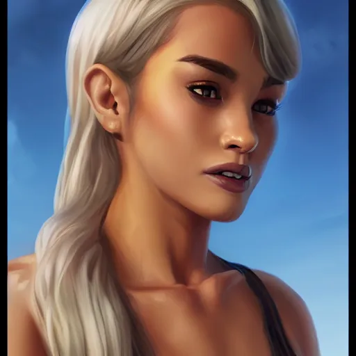 Image similar to portrait of longbeachgriffy from youtube, matte painting by artgerm, artstation