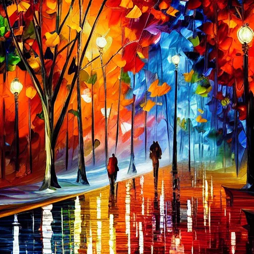 Image similar to art as an algorithm by Leonid Afremov