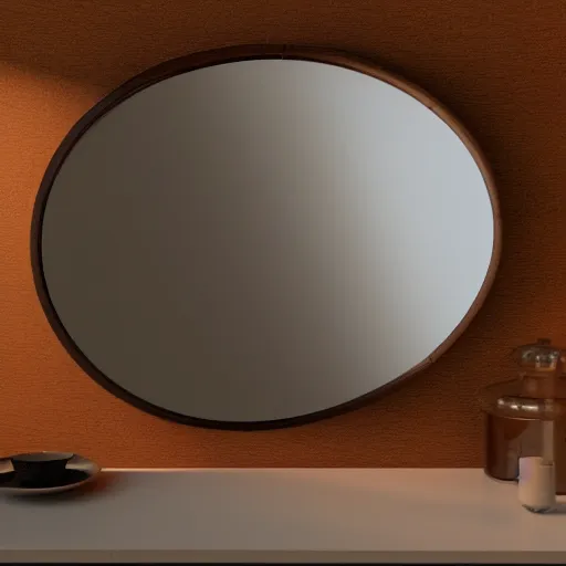 Prompt: a mirror reflection, octane render, natural light, Ray tracing reflection