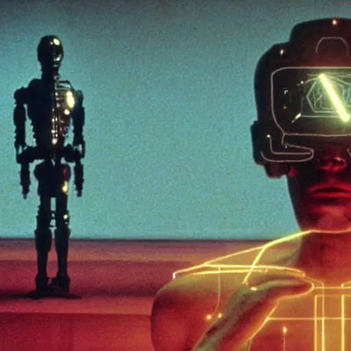 Prompt: movie still of a cyborg, cinematic composition, cinematic light, by alejandro jodorowsky and david lynch