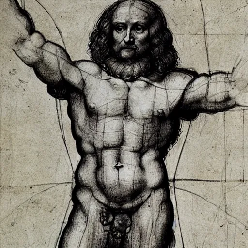 Image similar to Leonardo da Vinci sketch,anatomy