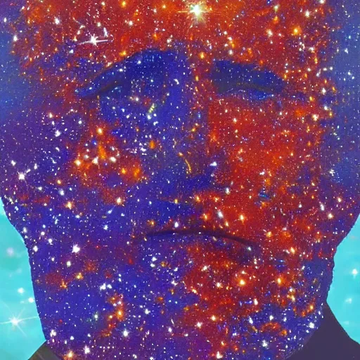 Image similar to galaxy of joe bidens face