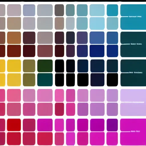 Prompt: color palate used by wes anderson in his films