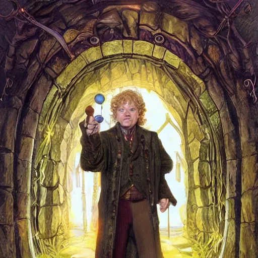 Image similar to Bilbo Baggins by Mark Brooks, Donato Giancola, Victor Nizovtsev, Scarlett Hooft, Graafland, Chris Moore