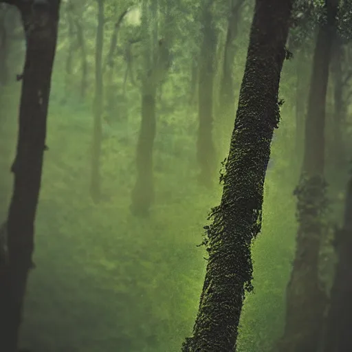 Prompt: “the drop of rain, in the forest, masterpiece, 8K HD Photograph 35 mm”