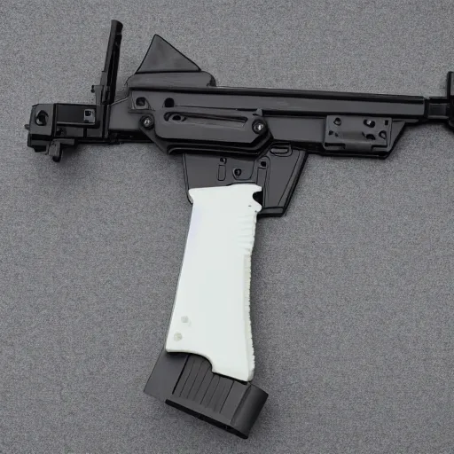 Image similar to AK-47 Nerf gun, product photo, white background