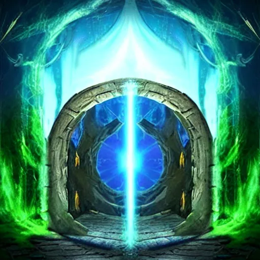 Image similar to Forbidden portal to another world.