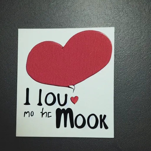 Image similar to i love you to the moon and back