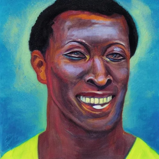 Image similar to portrait of pele