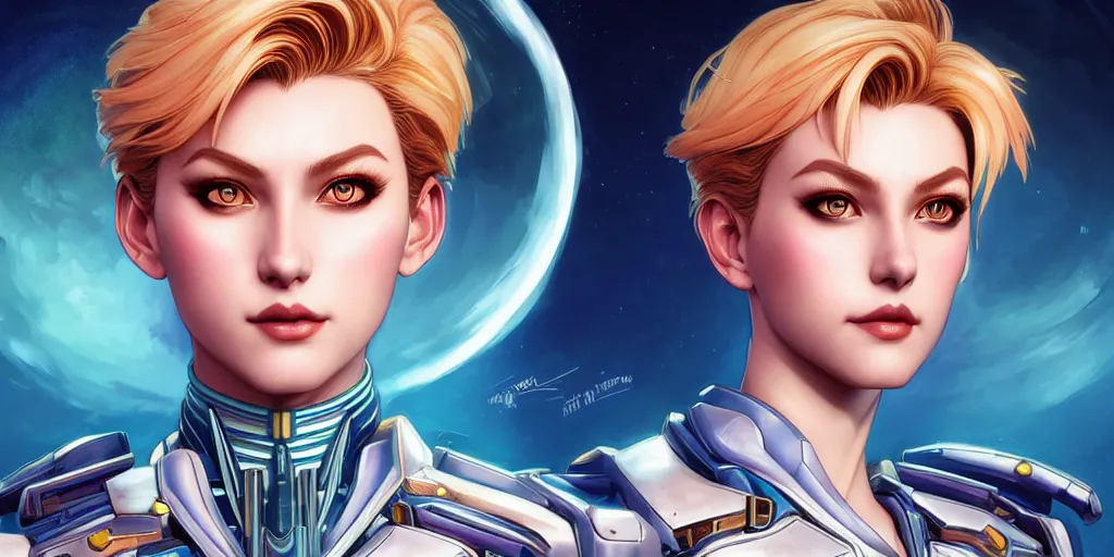 Image similar to symmetry!! portrait of sailor uranus! alien in the style of horizon zero dawn, machine face, intricate, elegant, highly detailed, digital painting, artstation, concept art, smooth, sharp focus, illustration, art by artgerm and ross tran and greg rutkowski and alphonse mucha, 8 k