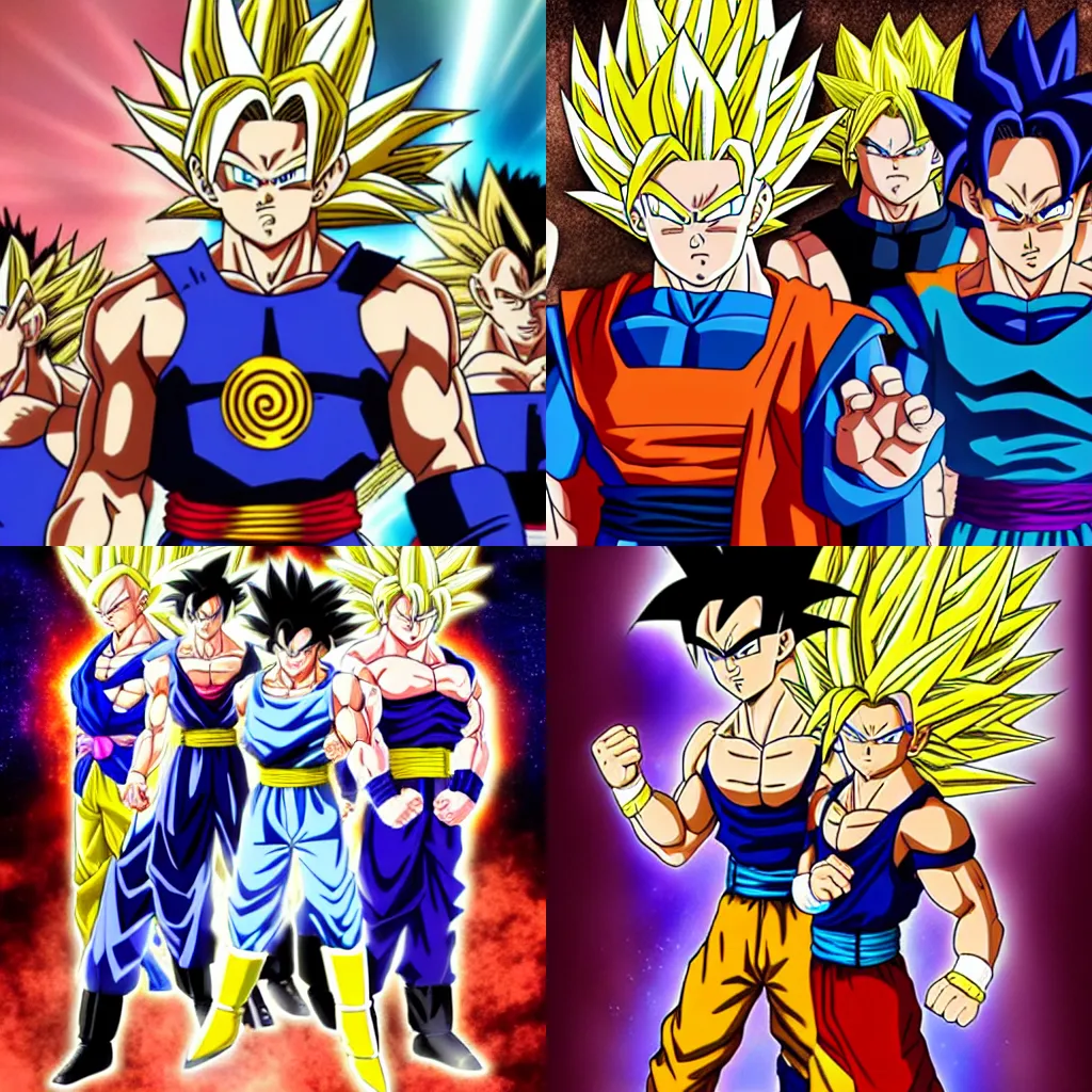 super saiyajin three, long hair, dbz, Stable Diffusion