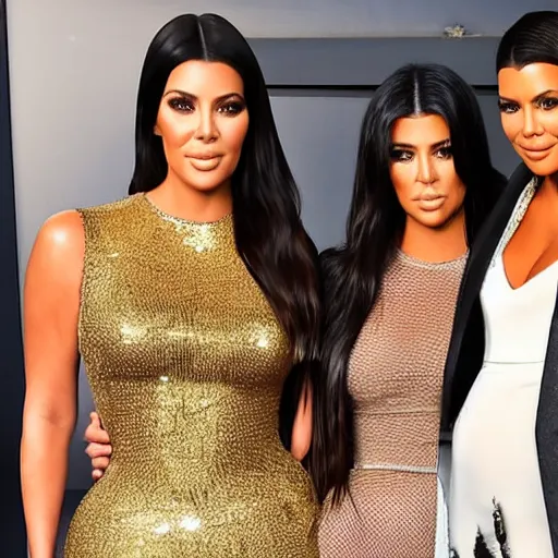 Prompt: the kardashians living in poverty