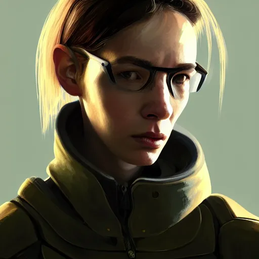 Image similar to portrait of alyx vance from half - life 2, hl 2, videogame. artstation, concept art, smooth, sharp focus, illustration, by bartek fedyczak, erak note, tooth wu, neil richards, kan liu, siwoo kim, jisu choe