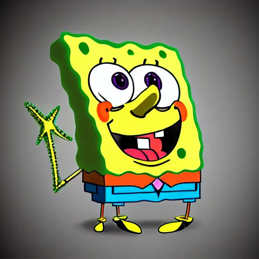 Image similar to Spongebob portrait,hyper realistic, HD, HQ, photo realistic