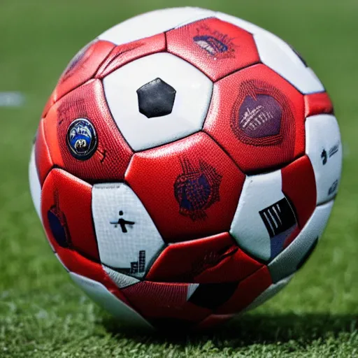 Image similar to screaming soccer ball