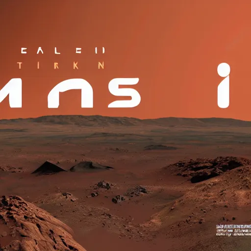 Image similar to mars illustration by elon musk