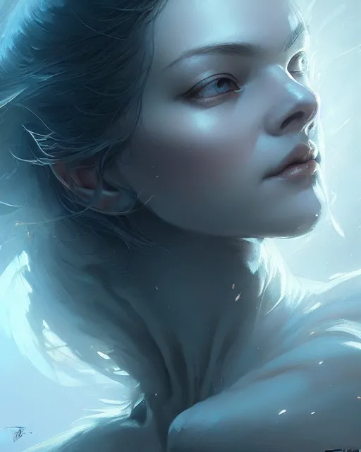 Prompt: concept art by artgerm, crystal flower, soft grey and blue natural light, intricate, highly detailed dark art, digital painting, artstation, concept art, smooth, sharp focus, illustration, art by greg rutkowski and luis rollo and uang guangjian and gil elvgren, symmetry!