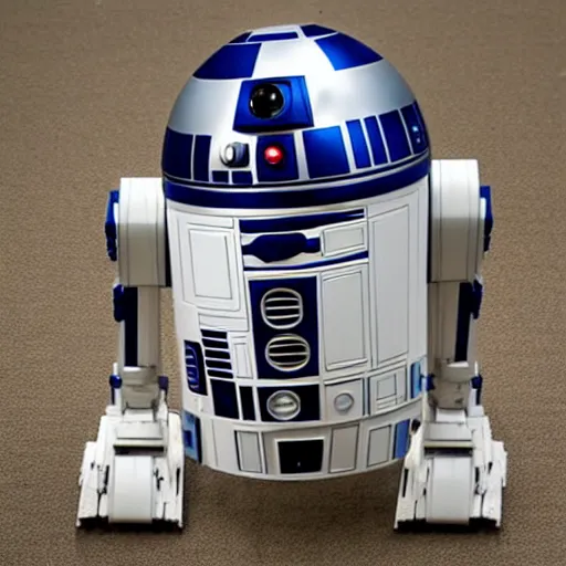 Prompt: R2D2 as a battle droid _n 9