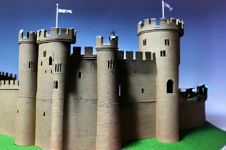 Image similar to a completed medieval castle