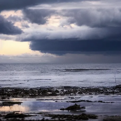 Image similar to his death began late in the day, as the sun dropped below angry clouds.