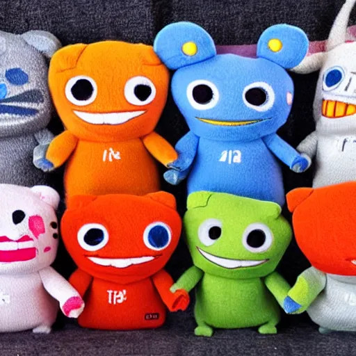 Image similar to ugly doll characters, high quality,