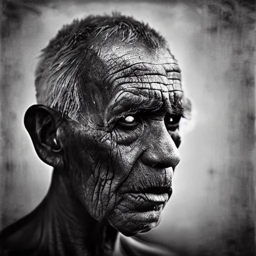 Image similar to portrait of a martian by lee jeffries