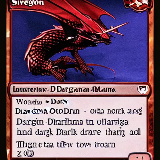 Image similar to Onox dark dragon