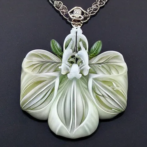 Image similar to hyperrealistic botanical artnouveau construction rene lalique jewelry