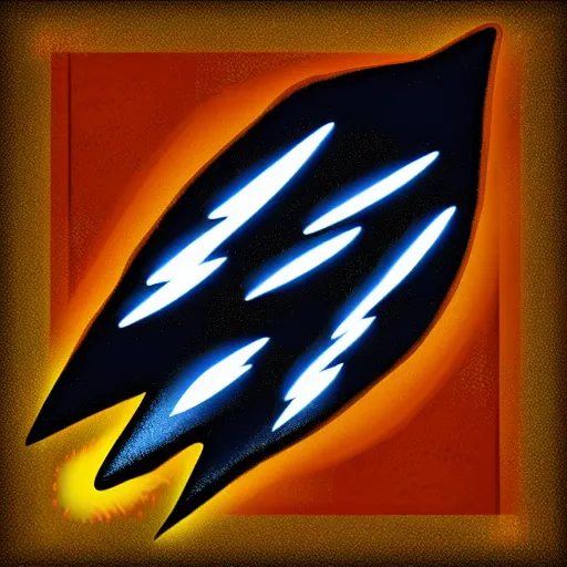 Image similar to lightning storm, icon, digital art