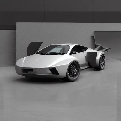 Image similar to khyzyl saleem car : medium size: 7, u, x, y, o medium size form panels: motherboard medium size forms : zaha hadid architecture big size forms: brutalist medium size forms: sci-fi futuristic setting: Ash Thorp car: ultra realistic phtotography, keyshot render, octane render, unreal engine 5 render , high oiled liquid glossy specularity reflections, ultra detailed, 4k, 8k, 16k: blade runner 2049 color : cinematic, high contrast