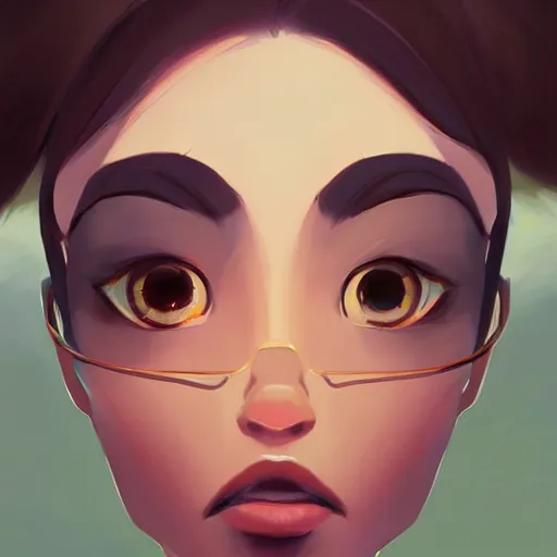 Image similar to face icon stylized minimalist pax, loftis, cory behance hd by jesper ejsing, by rhads, makoto shinkai and lois van baarle, ilya kuvshinov, rossdraws global illumination